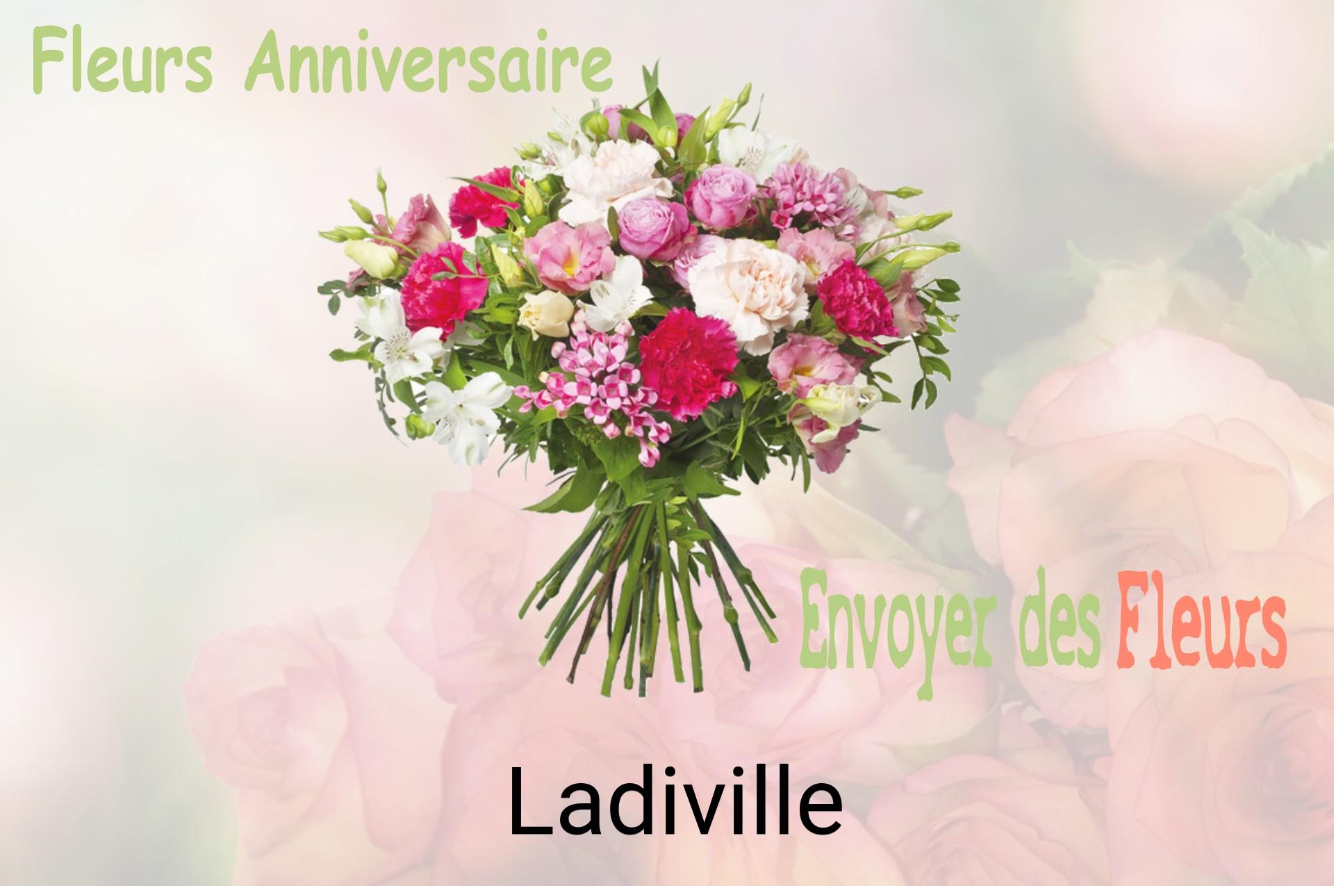 Bouquet de fleurs d’anniversaire livré à Ladiville