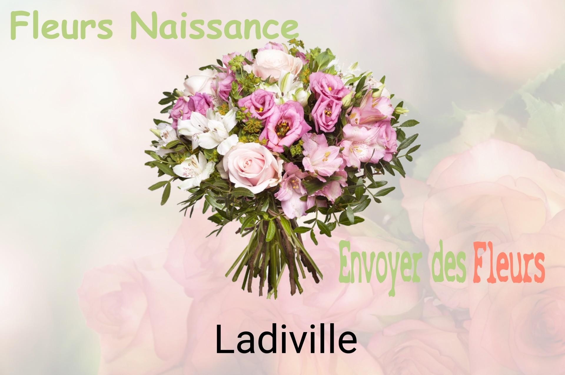 Bouquet de fleurs de naissance livré à Ladiville